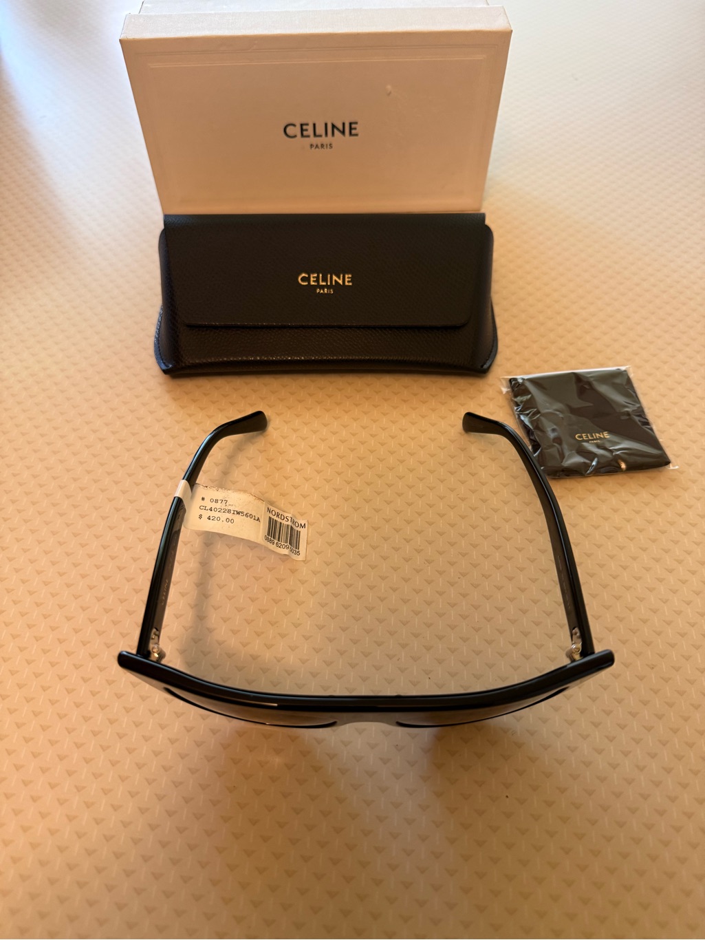 Celine Paris Brand New Black Sunglasses